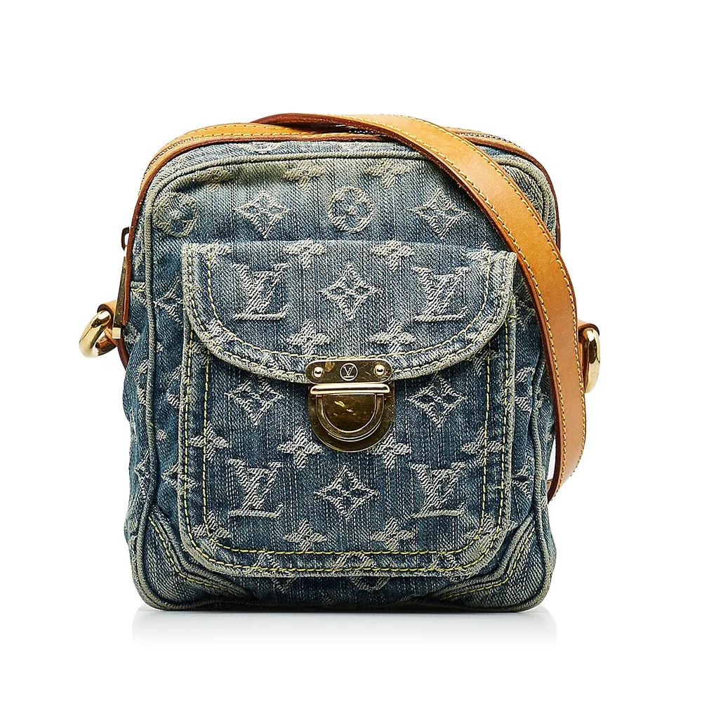 Louis Vuitton Pre-loved Monogram Denim Camera Bag