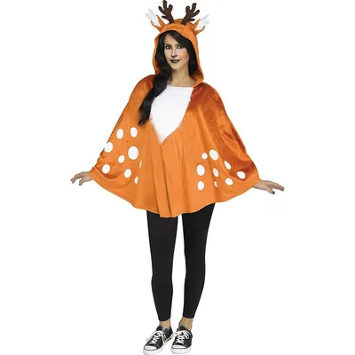 Faun Deer Poncho Woman Costume