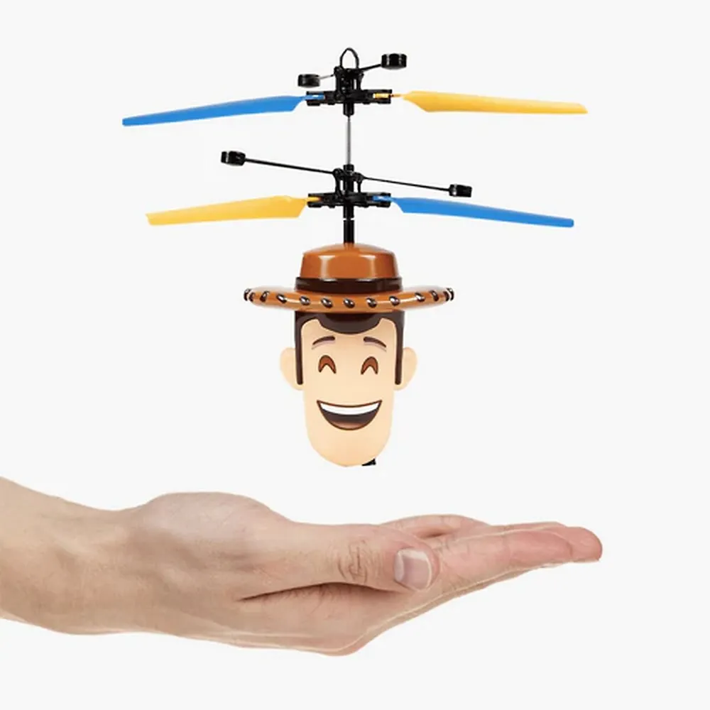 World Tech Toys Disney Pixar Licensed Toy Story Woody Flying Ir Ufo Motion  Sensing Heli Ball