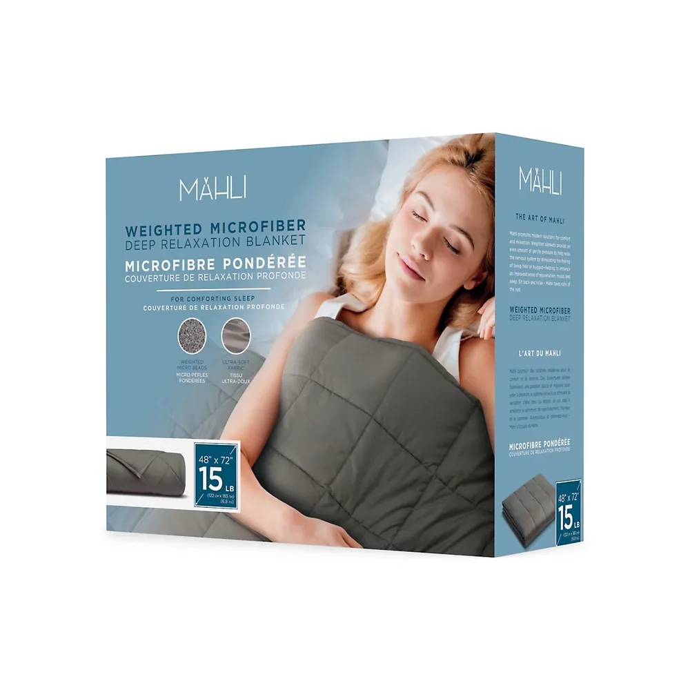 Microfiber Weighted Blanket - 15 LB