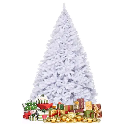 9ft Hinged Artificial Christmas Tree Premium Pine Tree 2132 Tips W/metal Stand