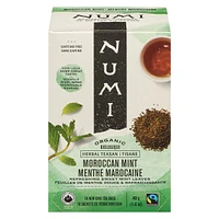 Numi Herbal Teasan Moroccan Mint Organic 18 Non GMO Tea Bags 40 g