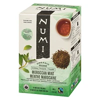 Numi Herbal Teasan Moroccan Mint Organic 18 Non GMO Tea Bags 40 g