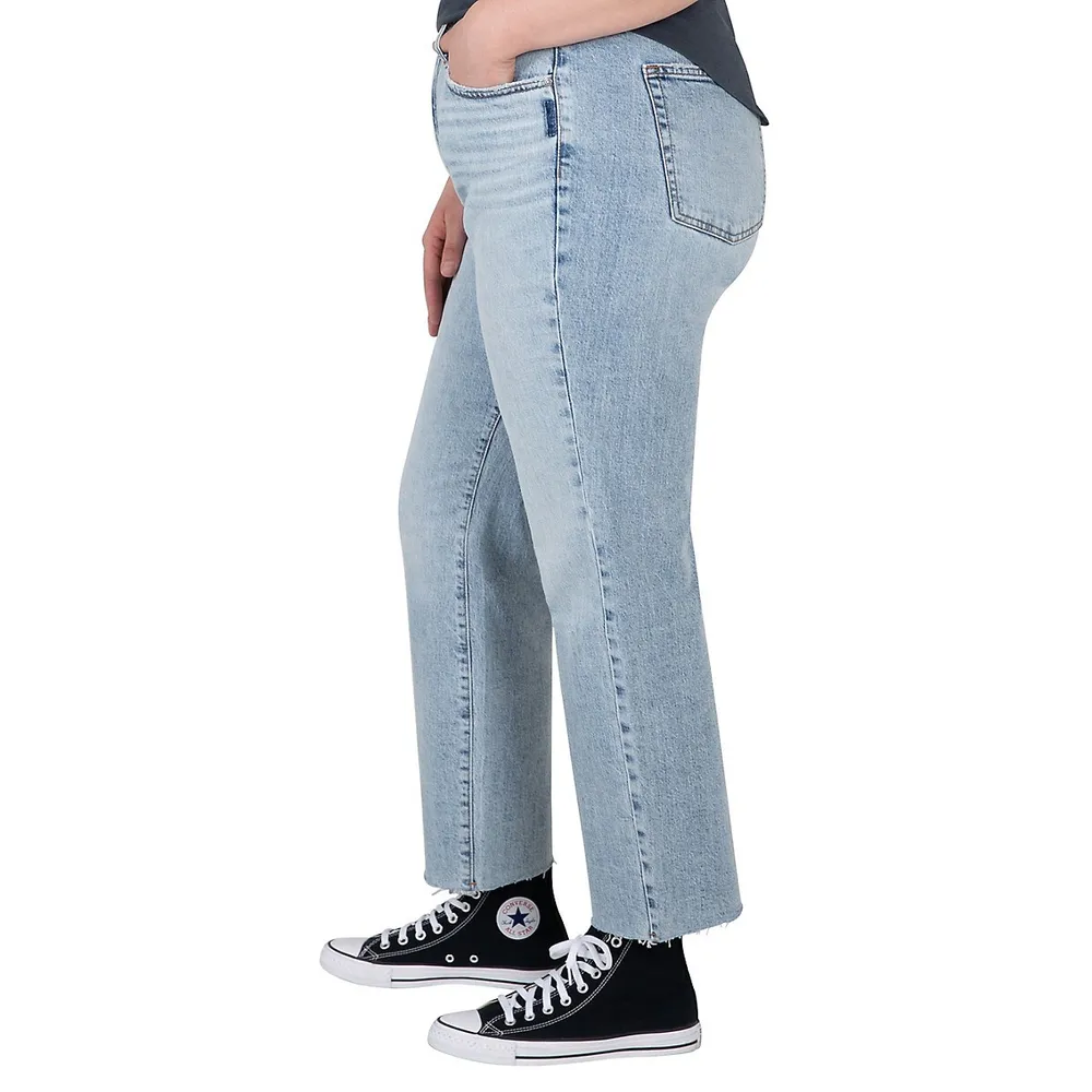 Highly Desirable High-Rise Straight Jeans