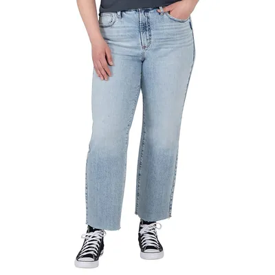 Highly Desirable High-Rise Straight Jeans