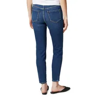Valentina Pull-On Button Fly Skinny Jeans