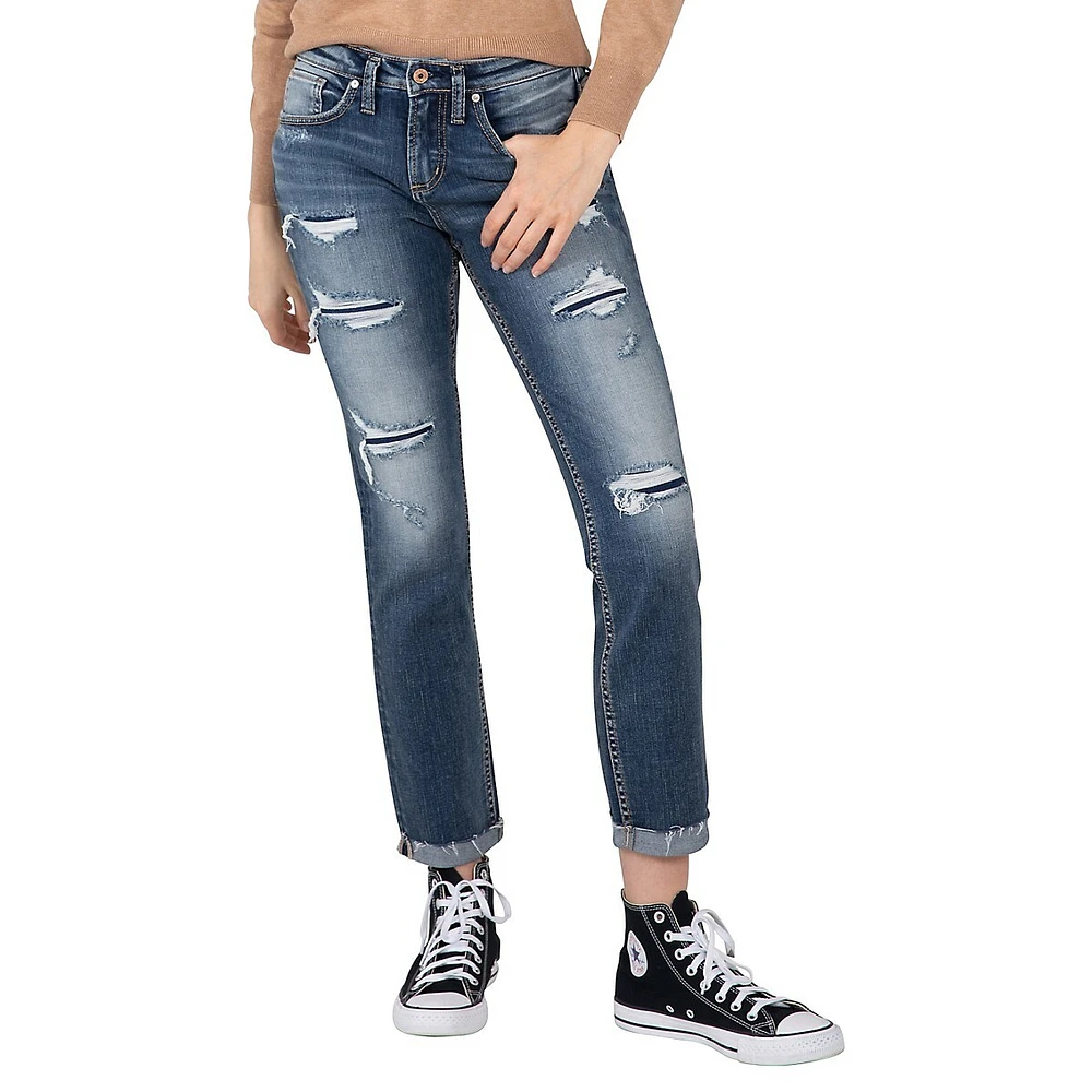 Beau Mid-Rise Slim-Fit Jeans