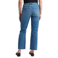 Highly Desirable High-Rise Straight-Leg Jeans