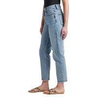 Highly Desirable High-Rise Straight-Leg Jeans