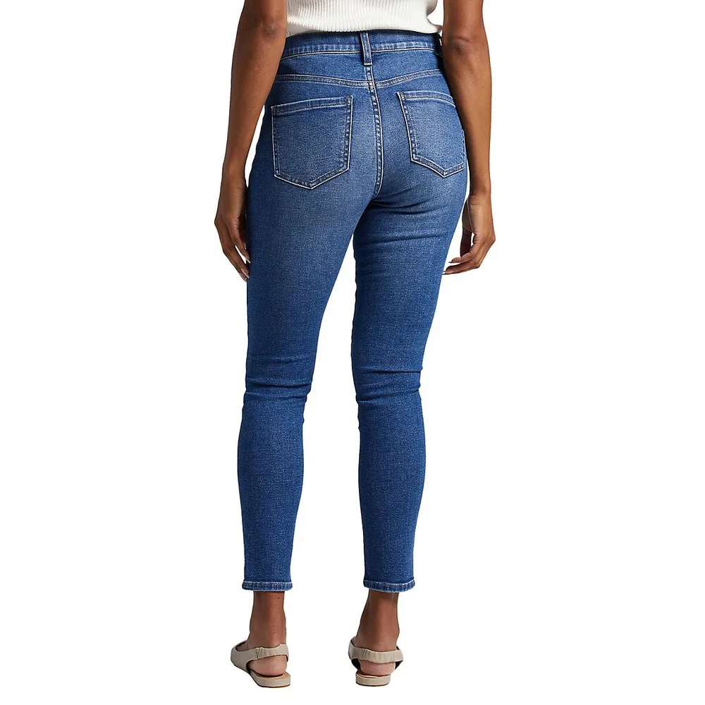 Valentina High Rise Skinny Pull-On Jeans