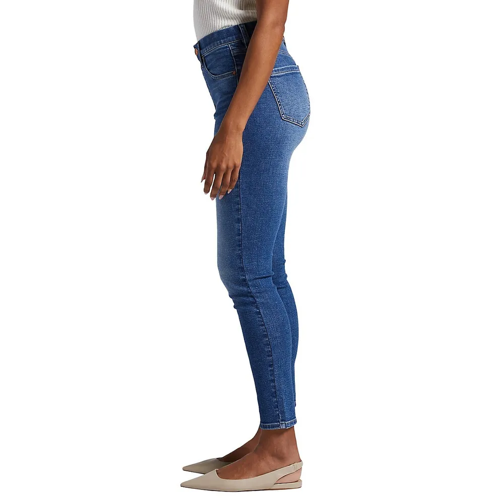 Valentina High Rise Skinny Pull-On Jeans