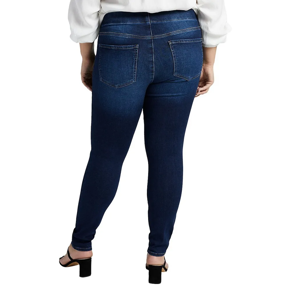 Forever Stretch Fit High-Rise Skinny Pull-On Jeans