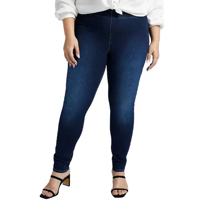 Forever Stretch Fit High-Rise Skinny Pull-On Jeans