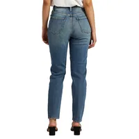 High-Rise Tapered-Leg Mom Jeans