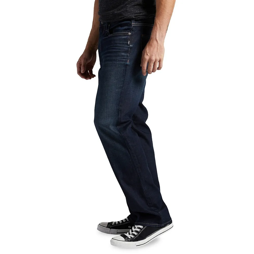 Allan Slim-Fit Straight-Leg Jeans