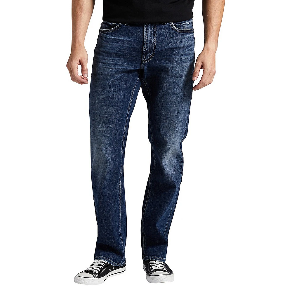 Grayson Classic-Fit Straight-Leg Jeans