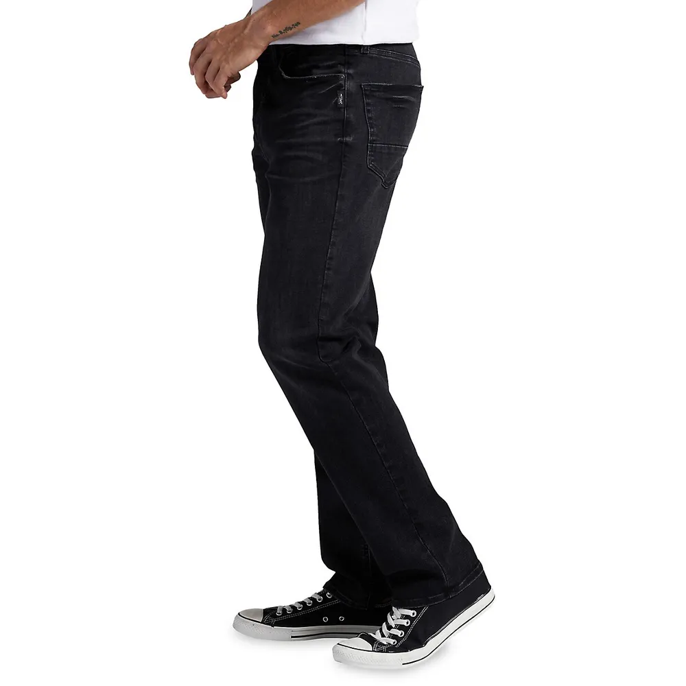 Machray Athletic-Fit Straight-Leg Jeans