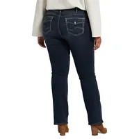 Elyse Mid-Rise Slim Bootcut Jeans