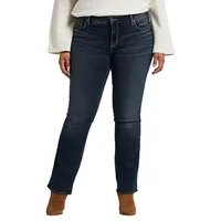 Elyse Mid-Rise Slim Bootcut Jeans