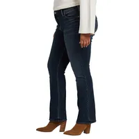 Elyse Mid-Rise Slim Bootcut Jeans