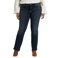 Elyse Mid-Rise Slim Bootcut Jeans