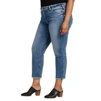 Beau High-Rise Slim-Leg Jeans