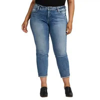 Beau High-Rise Slim-Leg Jeans