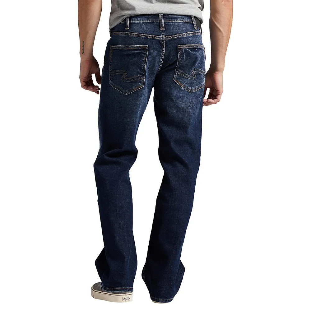 Zac Relaxed Fit Bootcut Jeans