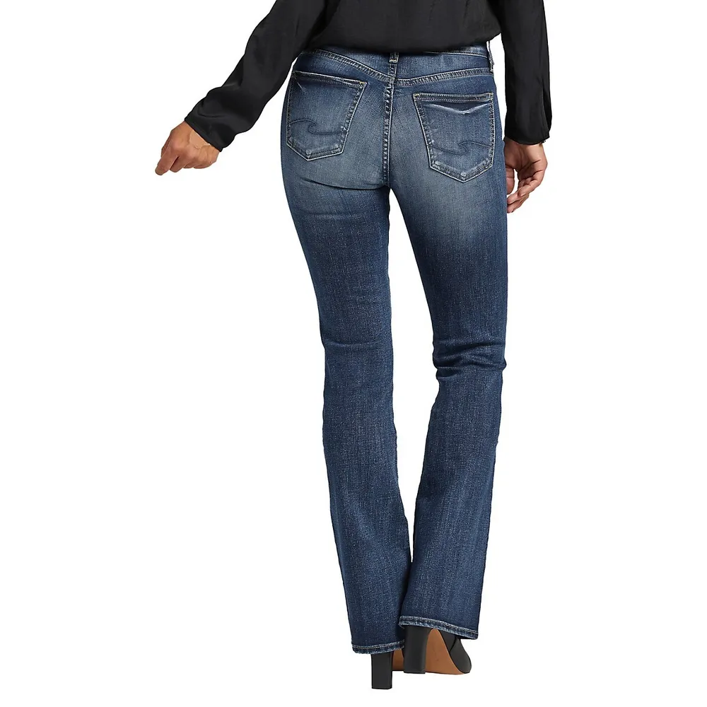 Suki Mid-Rise Bootcut Jeans