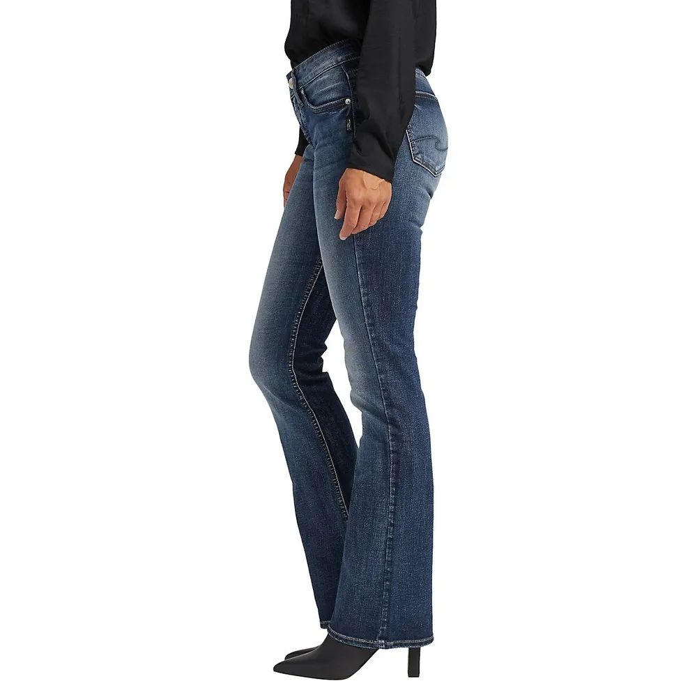 Suki Mid-Rise Bootcut Jeans