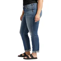 Suki Mid-Rise Straight-Leg Jeans