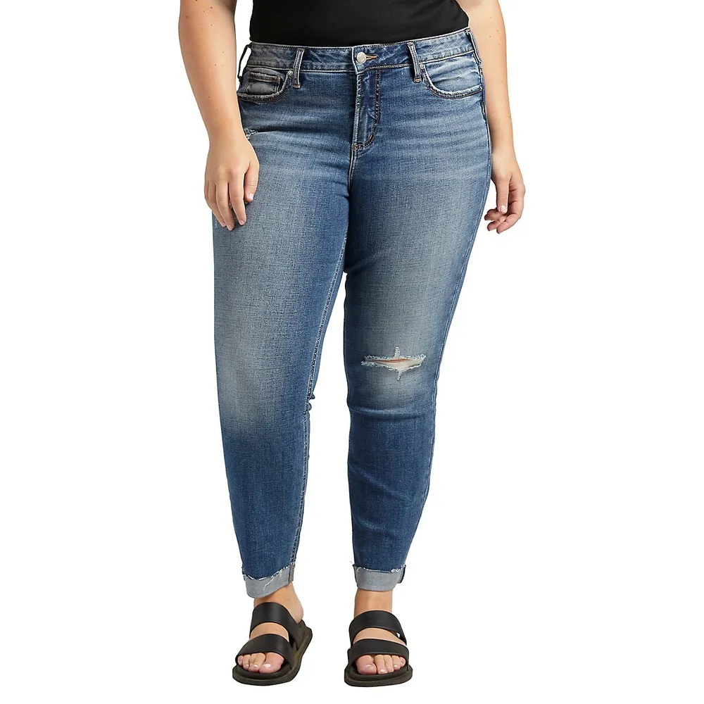 Silver Jeans - Suki Mid Rise Straight Leg