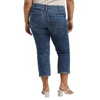 Suki Mid-Rise Denim Capris