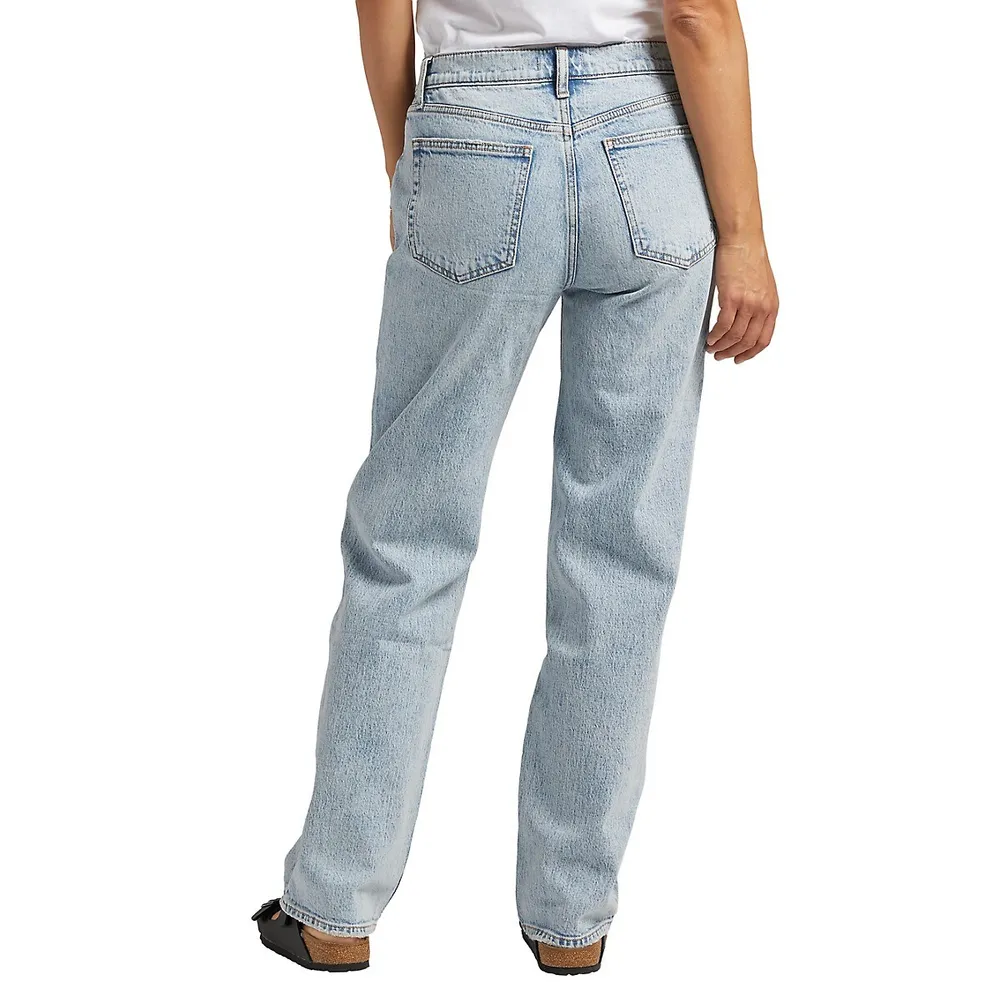 Low 5 Mid-Rise Straight-Leg Jeans