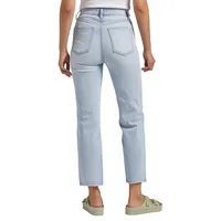 Highly Desirable High-Rise Straight-Leg Jeans