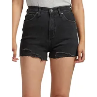 Highly Desirable High-Rise Denim Shorts