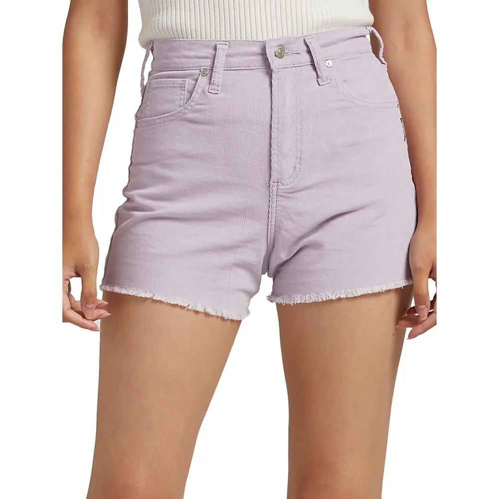 Highly Desirable High-Rise Denim Shorts