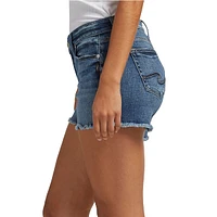 Suki Mid-Rise Denim Shorts