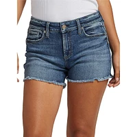 Suki Mid-Rise Denim Shorts