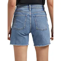 Frisco High-Rise Denim Shorts