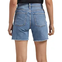 Frisco High-Rise Denim Shorts