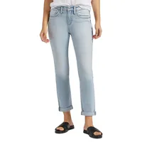 Beau High-Rise Slim-Leg Jeans