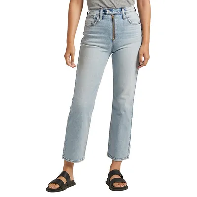 Highly Desirably High-Rise Straight-Leg Jeans