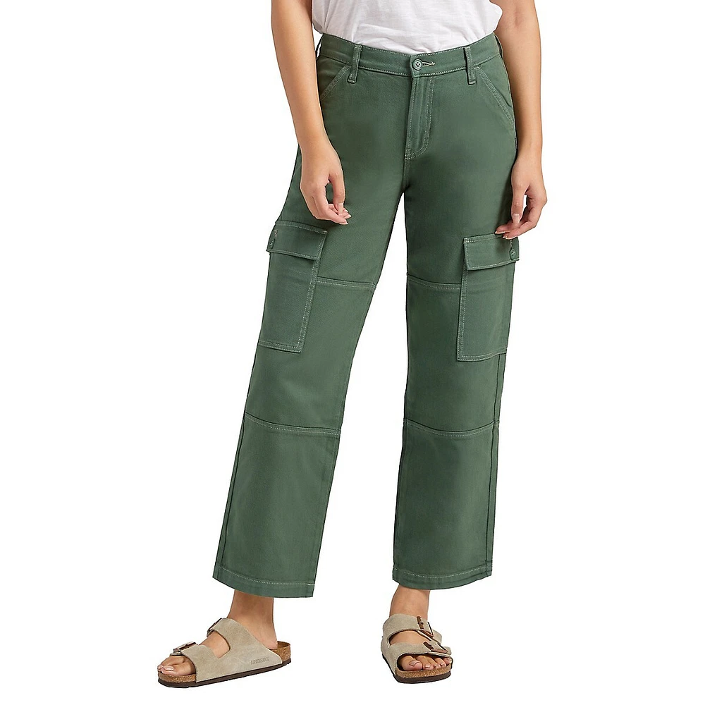 Relaxed Straigt-Leg Cargo Pant