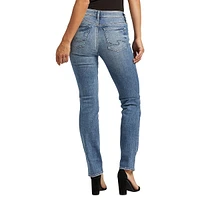 Suki Mid-Rise Straight-Leg Jeans