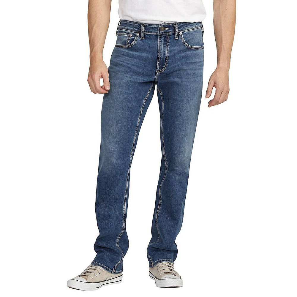 Grayson Classic-Fit Straight-Leg Jeans