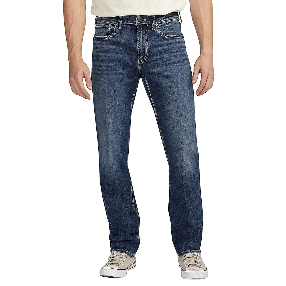 Machray Slim-Athletic Fit Straight-Leg Jeans