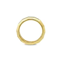 Men's 14K Yellow Gold and 0.2 CT. T.W. Black Diamond Channel-Set Ring