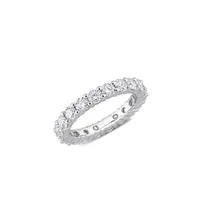 Sterling Silver Eternity Band Ring