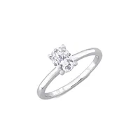 Sterling Silver Solitaire Ring